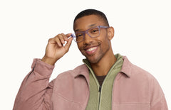 The Jessie - Lavender Clear - LifeStyle Thumbnail1 - Pair Eyewear