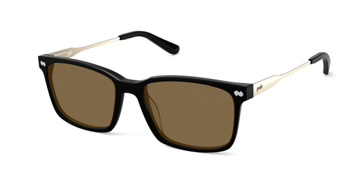 The Kirby - Mixed Material Black Gold Metal Sun