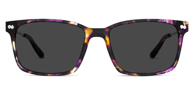 The Kirby - Purple Confetti Tortoise Acetate Gold Metal Sun - Thumbnail3 - Pair Eyewear
