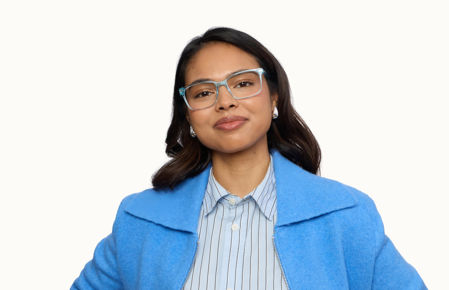 The Kirby - Seafoam Clear - LifeStyle1 - Pair Eyewear