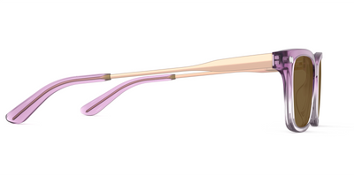 The Larkin - Violet Pearlized Gradient Acetate Rose Gold Metal Sun - Thumbnail6 - Pair Eyewear