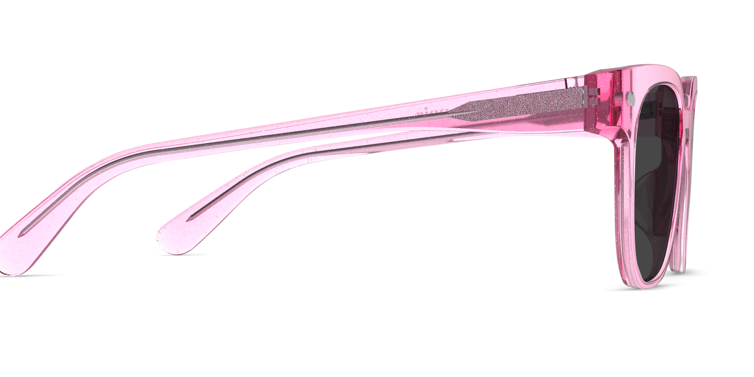 The Murphy - Pink Glitter Clear Sun – Pair Eyewear