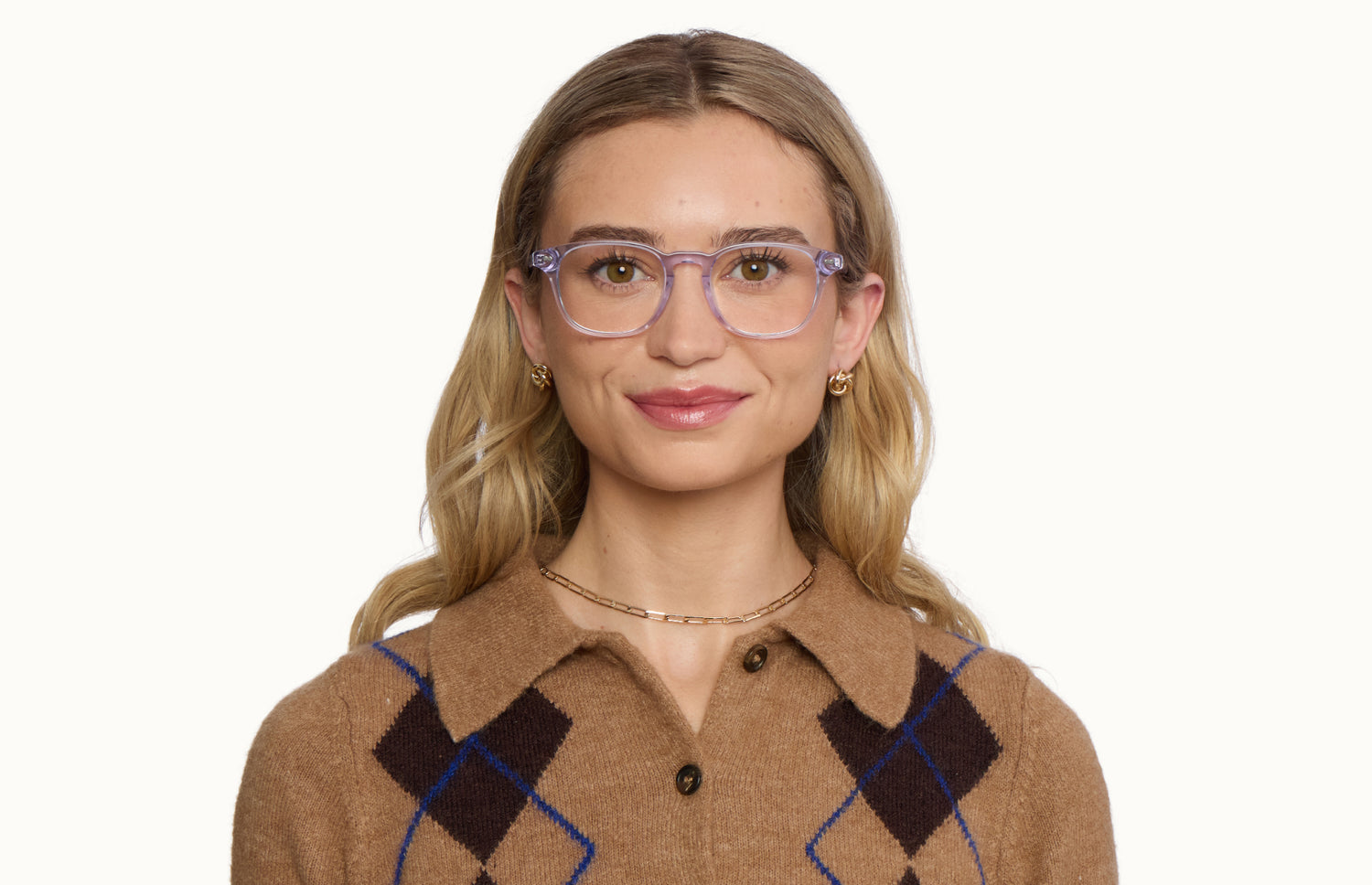 The Otis - Lavender Clear - LifeStyle1 - Pair Eyewear