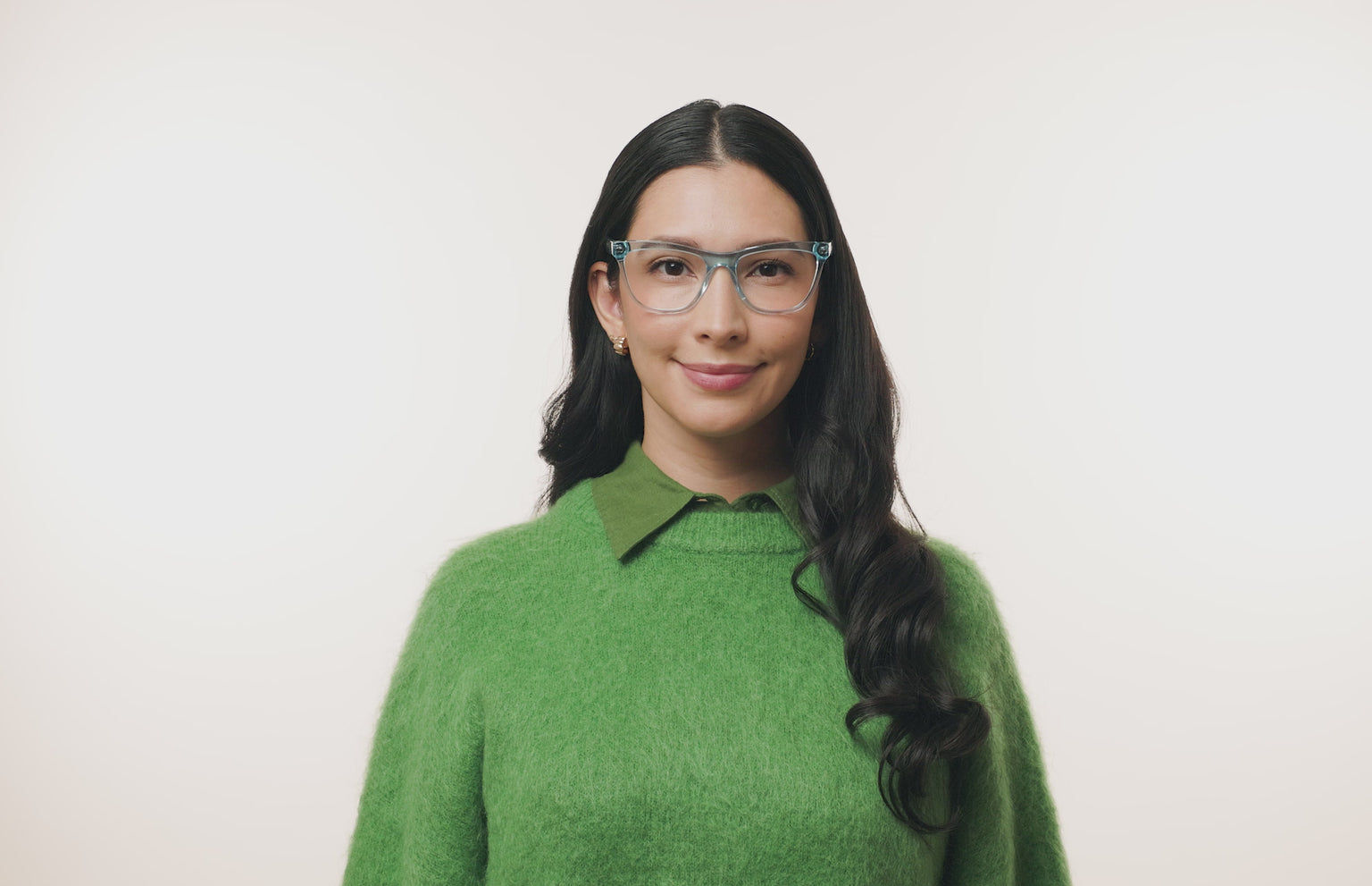 The Harper - Seafoam Clear - LifeStyle Thumbnail2 - Pair Eyewear