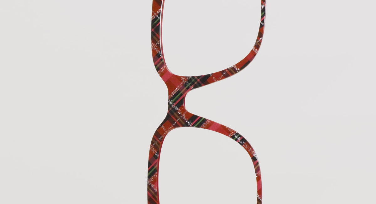The Holly Plaid with Glitter - LifeStyle Thumbnail Video1 - Pair Eyewear