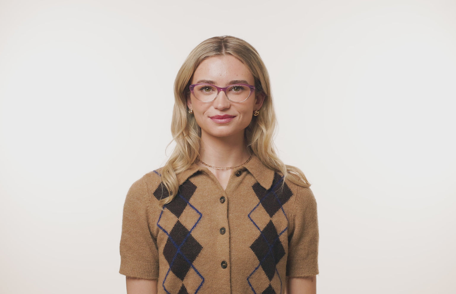The ella - Mixed Material - Lensless - LifeStyle Thumbnail 3 - Pair Eyewear
