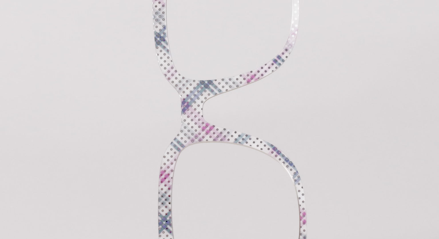 The Chiffon Plaid with Silver Foil Polka Dots - LifeStyle Thumbnail Video1 - Pair Eyewear
