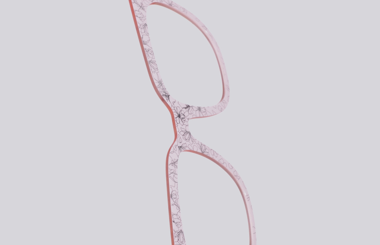 The Pink Shimmer Petals with Silver Foil - LifeStyle Thumbnail Video1 - Pair Eyewear