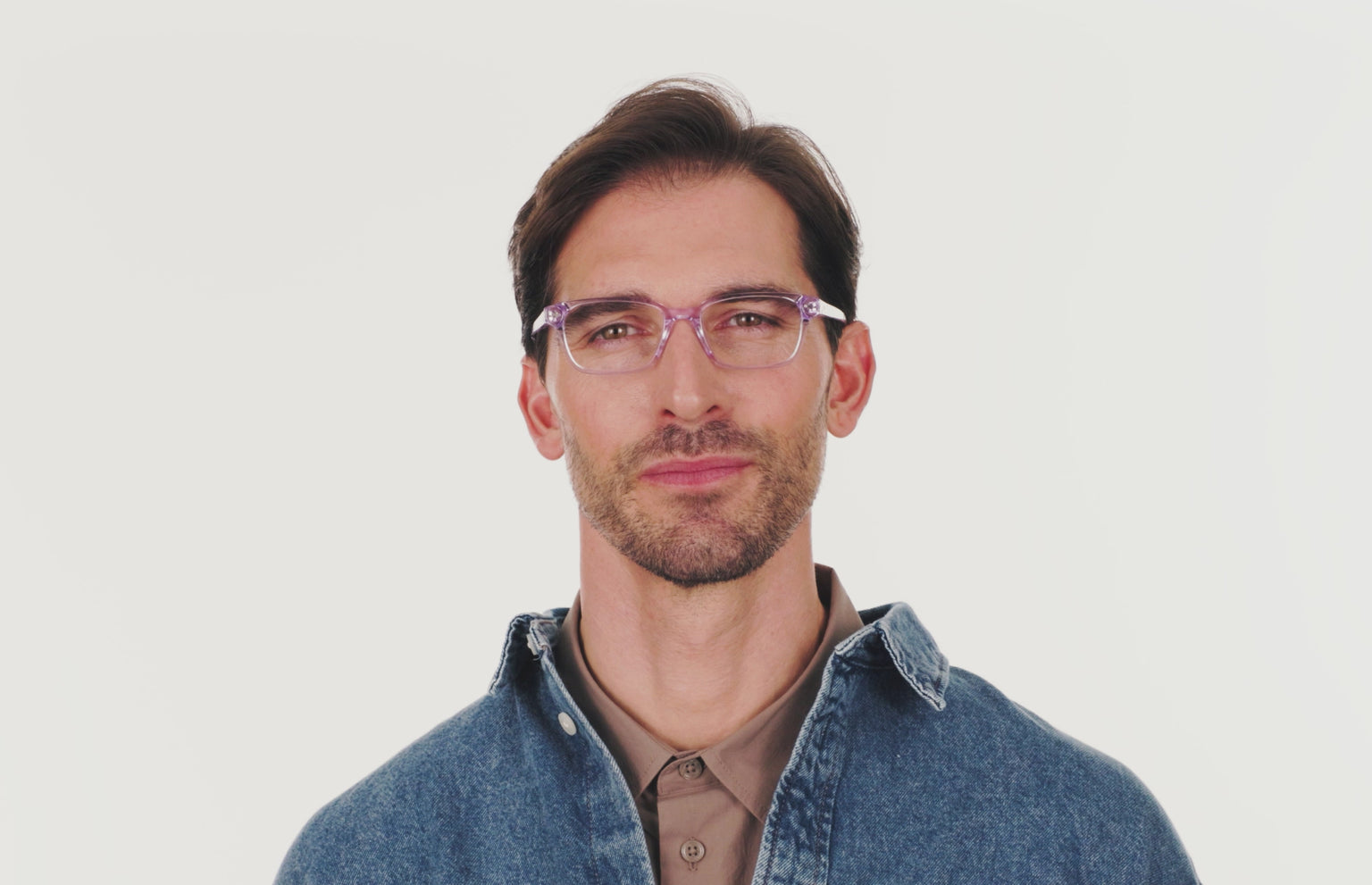 The Finley - Lavender Clear - LifeStyle Thumbnail2 - Pair Eyewear
