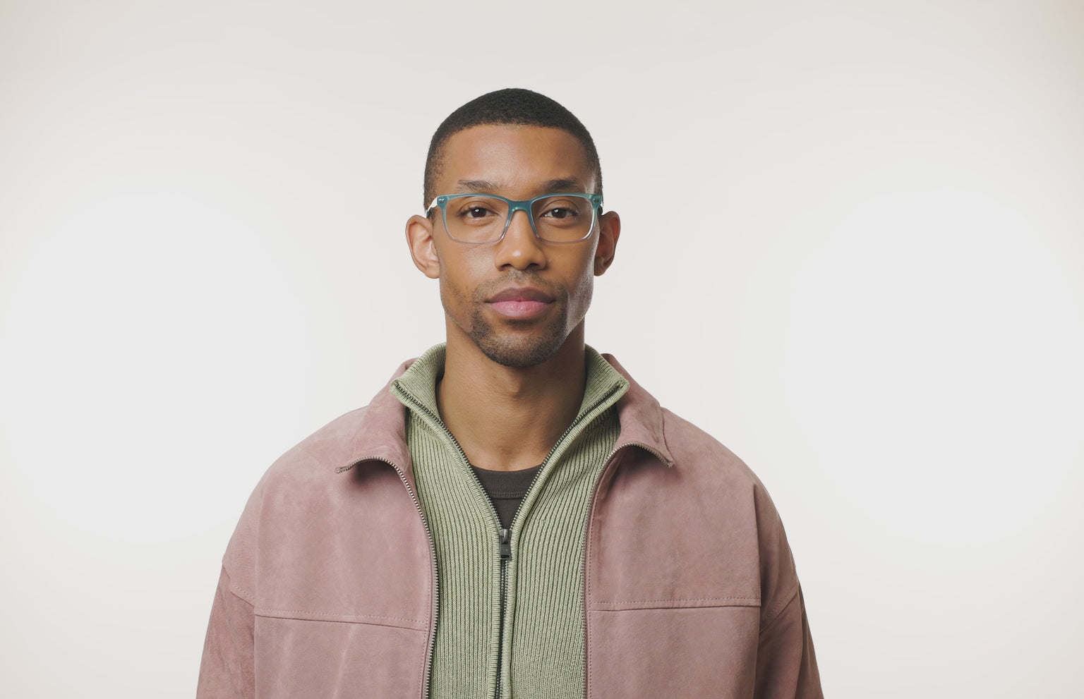 The Kirby - Teal Pearlized Gradient Acetate Silver Metal - LifeStyle Thumbnail2 - Pair Eyewear