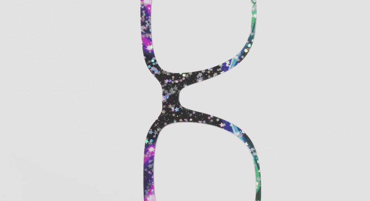 The Stella Nebula with Star Glitter - LifeStyle Thumbnail Video1 - Pair Eyewear