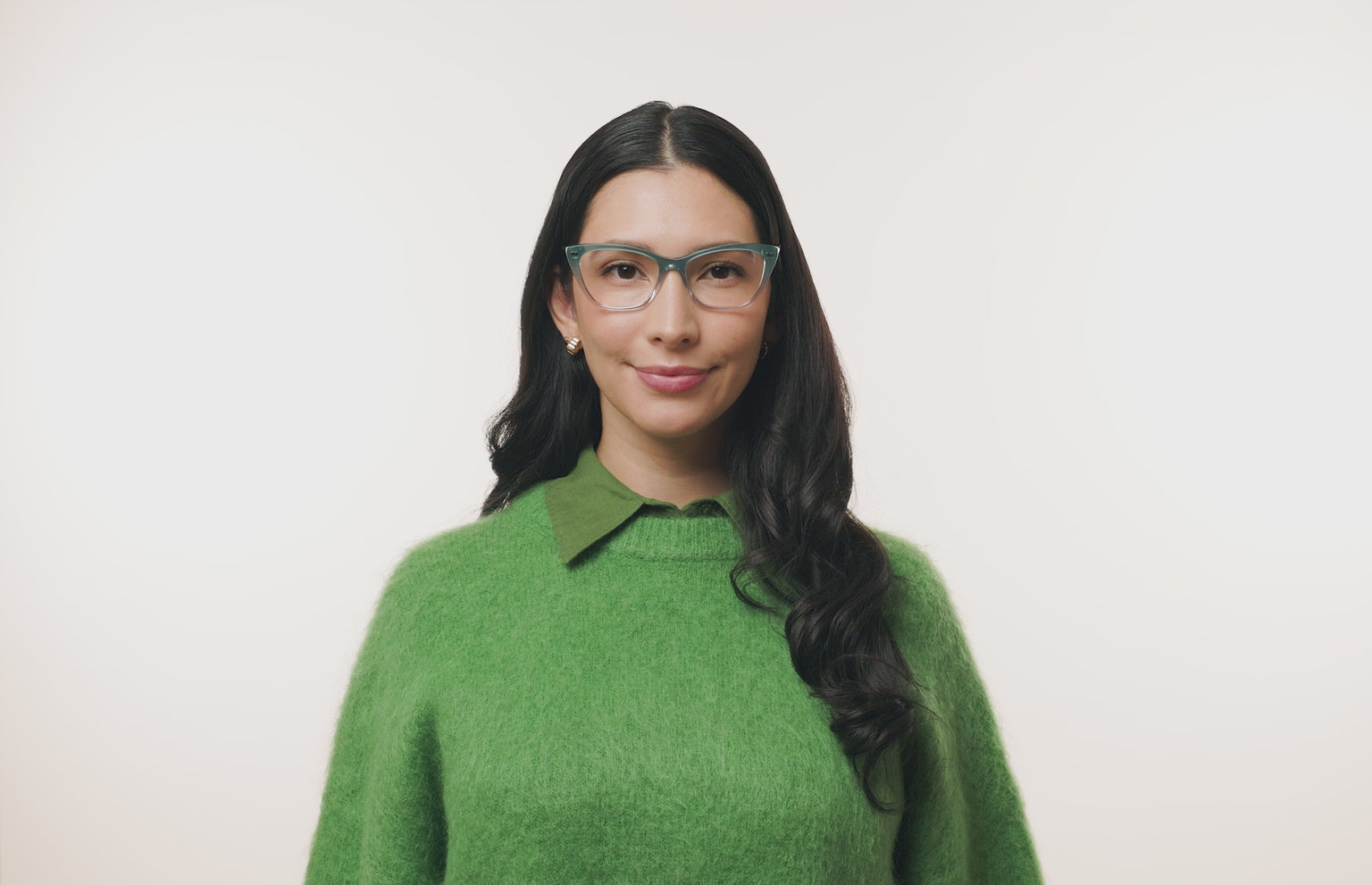 The Wanda - Teal Pearlized Gradient Acetate Silver Metal - LifeStyle Thumbnail3 - Pair Eyewear