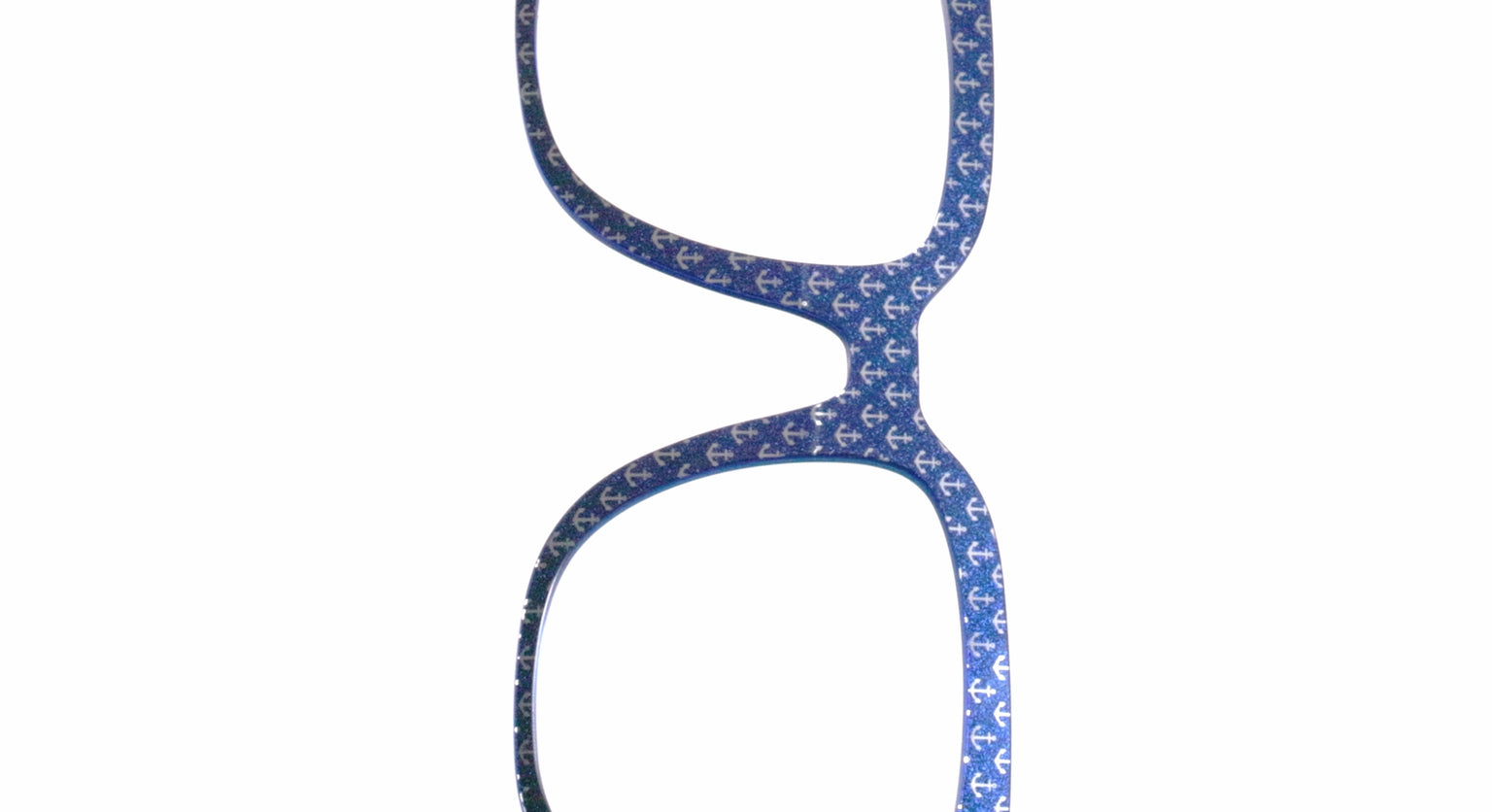 The Blue Shimmer with Silver Foil Anchors - LifeStyle Thumbnail Video1 - Pair Eyewear