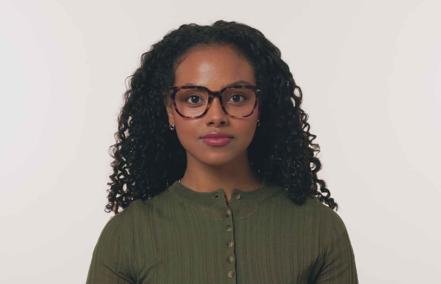 The Murphy - Purple Confetti Tortoise Acetate Gold Metal - LifeStyle Thumbnail3 - Pair Eyewear