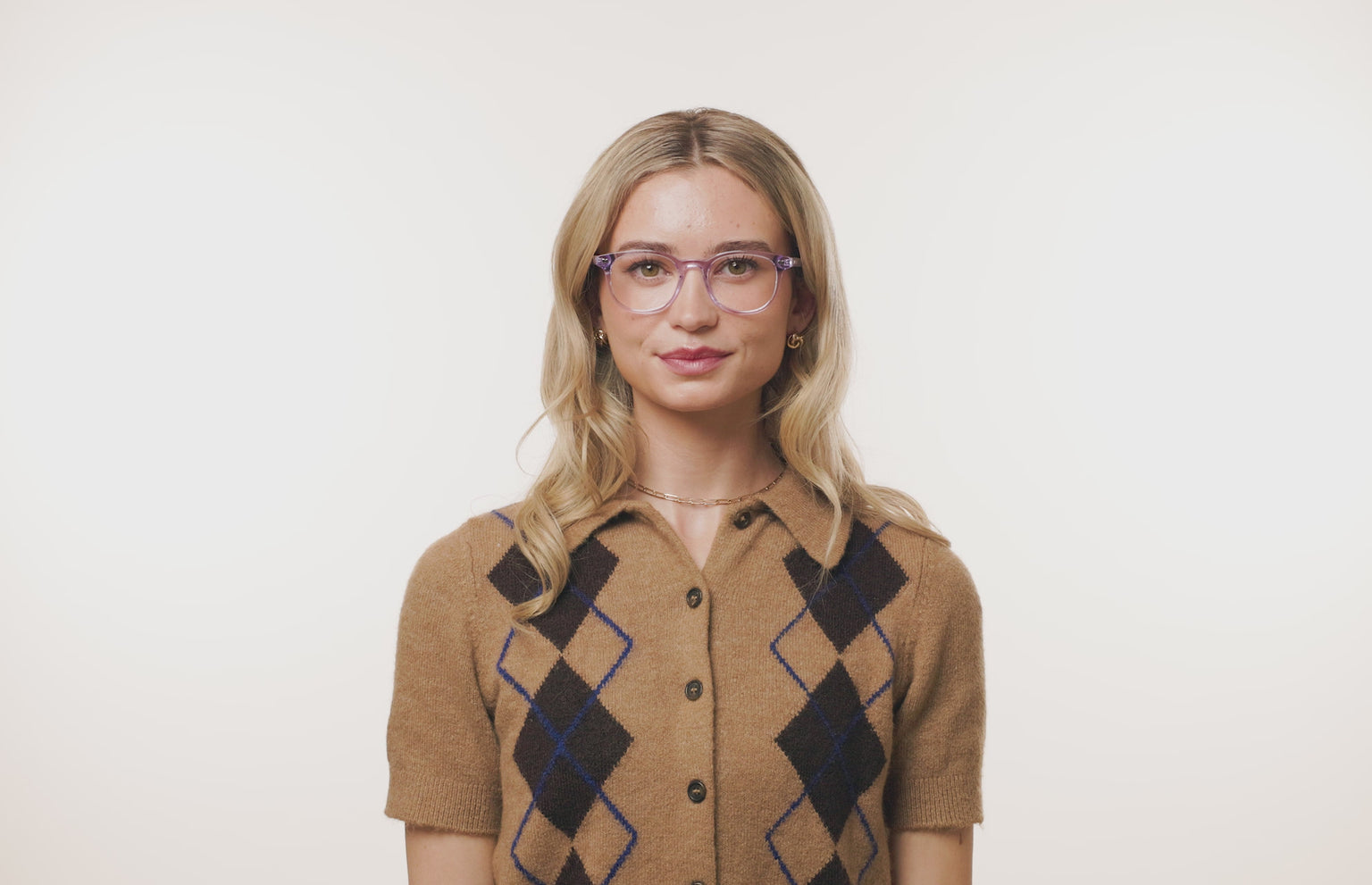 The Reese - Lavender Clear - LifeStyle Thumbnail2 - Pair Eyewear