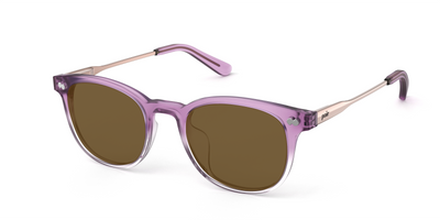 The Reese - Violet Pearlized Gradient Acetate Rose Gold Metal Sun - Thumbnail2 - Pair Eyewear