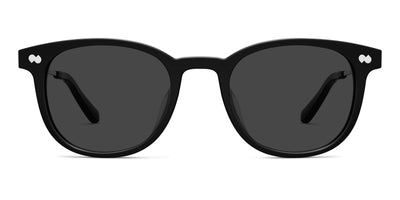 The Reese - Black Acetate Gold Metal Sun
