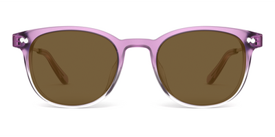 The Reese - Violet Pearlized Gradient Acetate Rose Gold Metal Sun - Thumbnail4 - Pair Eyewear