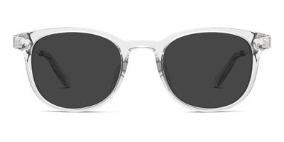 The Reese - Crystal Clear Acetate Silver Metal Sun