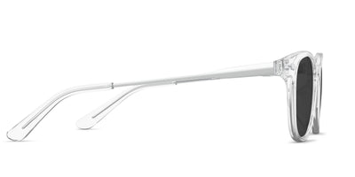 The Reese - Crystal Clear Acetate Silver Metal Sun