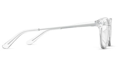 The Reese - Crystal Clear Acetate Silver Metal