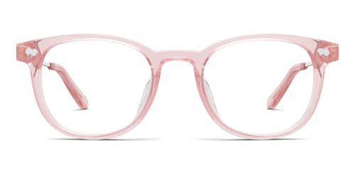 The Reese - Pink Clear Acetate Rose Gold Metal