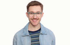 The Reese - Mixed Material - Lensless - LifeStyle Thumbnail 1 - Pair Eyewear