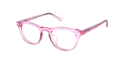 The Serra - Pink Glitter Clear