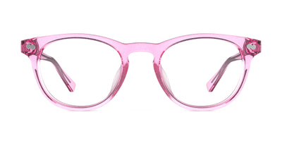 The Serra - Pink Glitter Clear