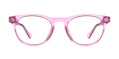 The Serra - Pink Glitter Clear