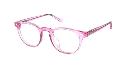 The Soto - Pink Glitter Clear