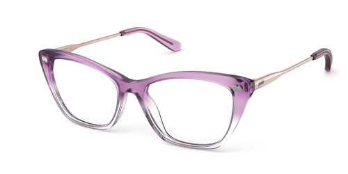 The Wanda - Violet Pearlized Gradient Acetate Rose Gold Metal - Pair Eyewear