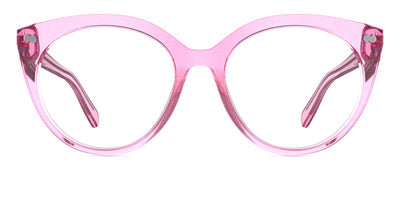 The Zuri - Pink Glitter Clear