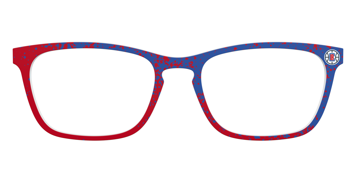 The Clippers Splatter - Front Top Image - Pair Eyewear