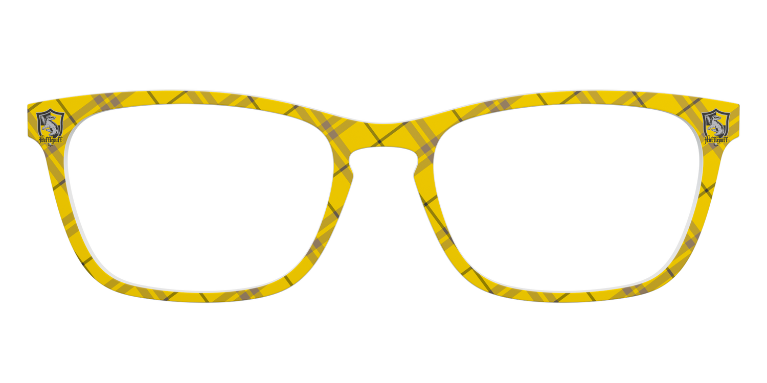 The Hufflepuff™ Plaid - Front Top Image - Pair Eyewear