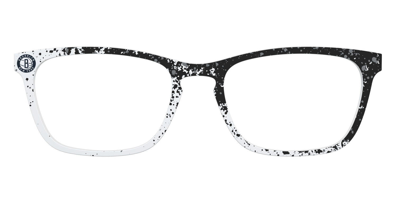 Nets Splatter - Front Top Image - Pair Eyewear
