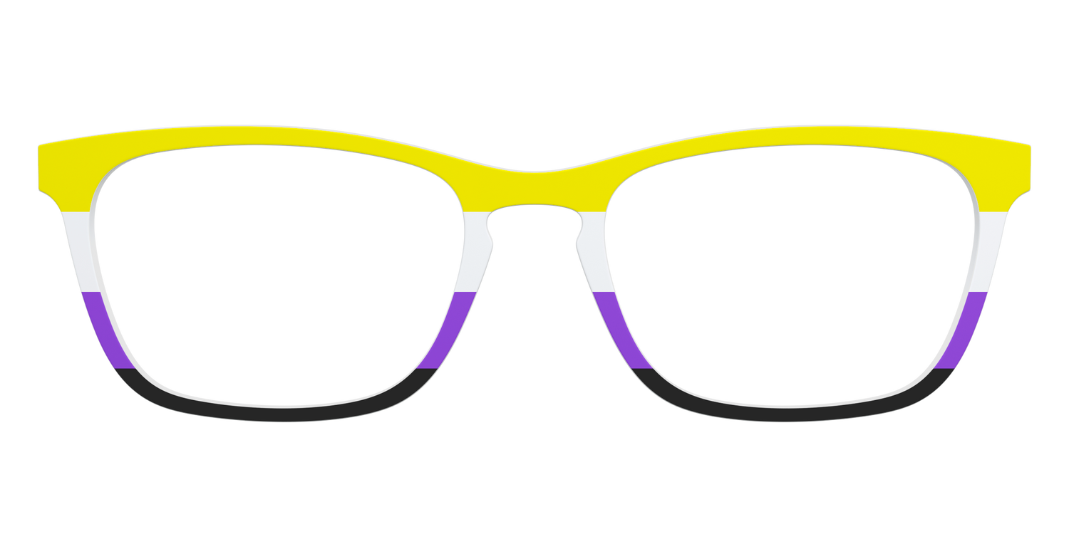 The Non-Binary Flag - Front Top Image - Pair Eyewear