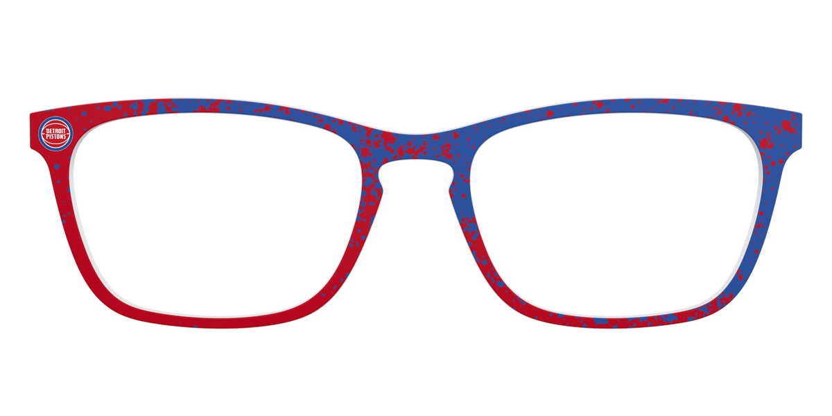 The Pistons Splatter - Front Top Image - Pair Eyewear