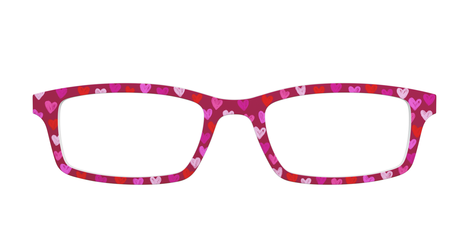 The Berry Hearts - Front Top Image - Pair Eyewear