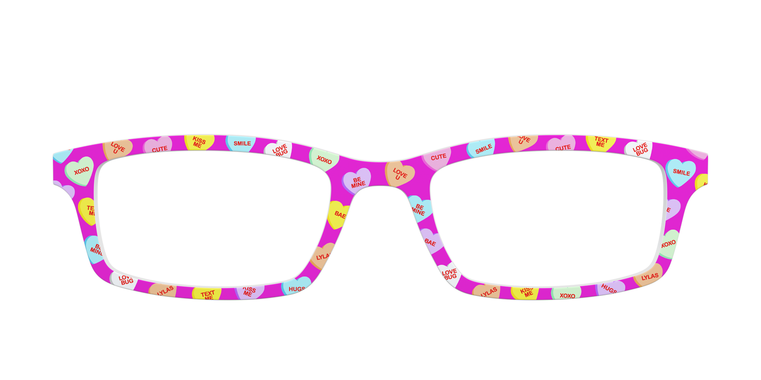 The Hot Pink Candy - Front Top Image - Pair Eyewear