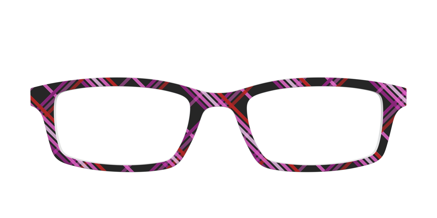 The Valentine Plaid - Front Top Image - Pair Eyewear