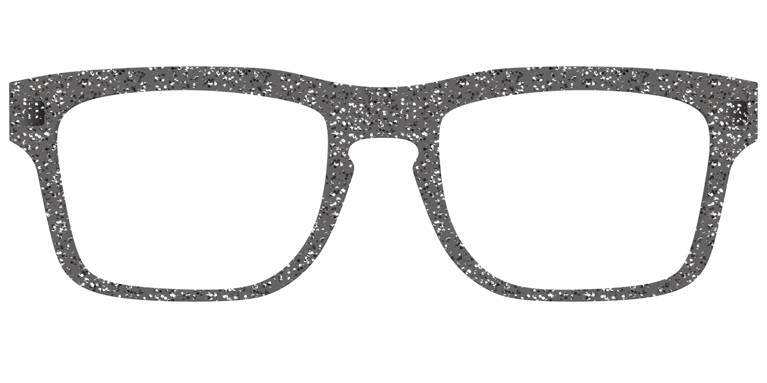 The Black Sparkle - Front Top Image - Pair Eyewear