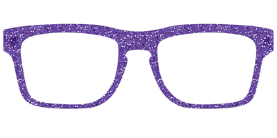 The Electric Purple Sparkle - Front Top Thumbnail - Pair Eyewear