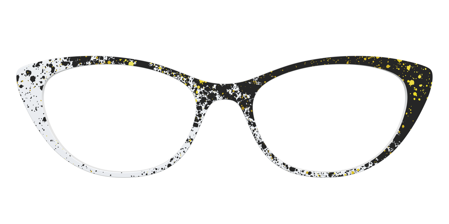 The Black & White Splatter