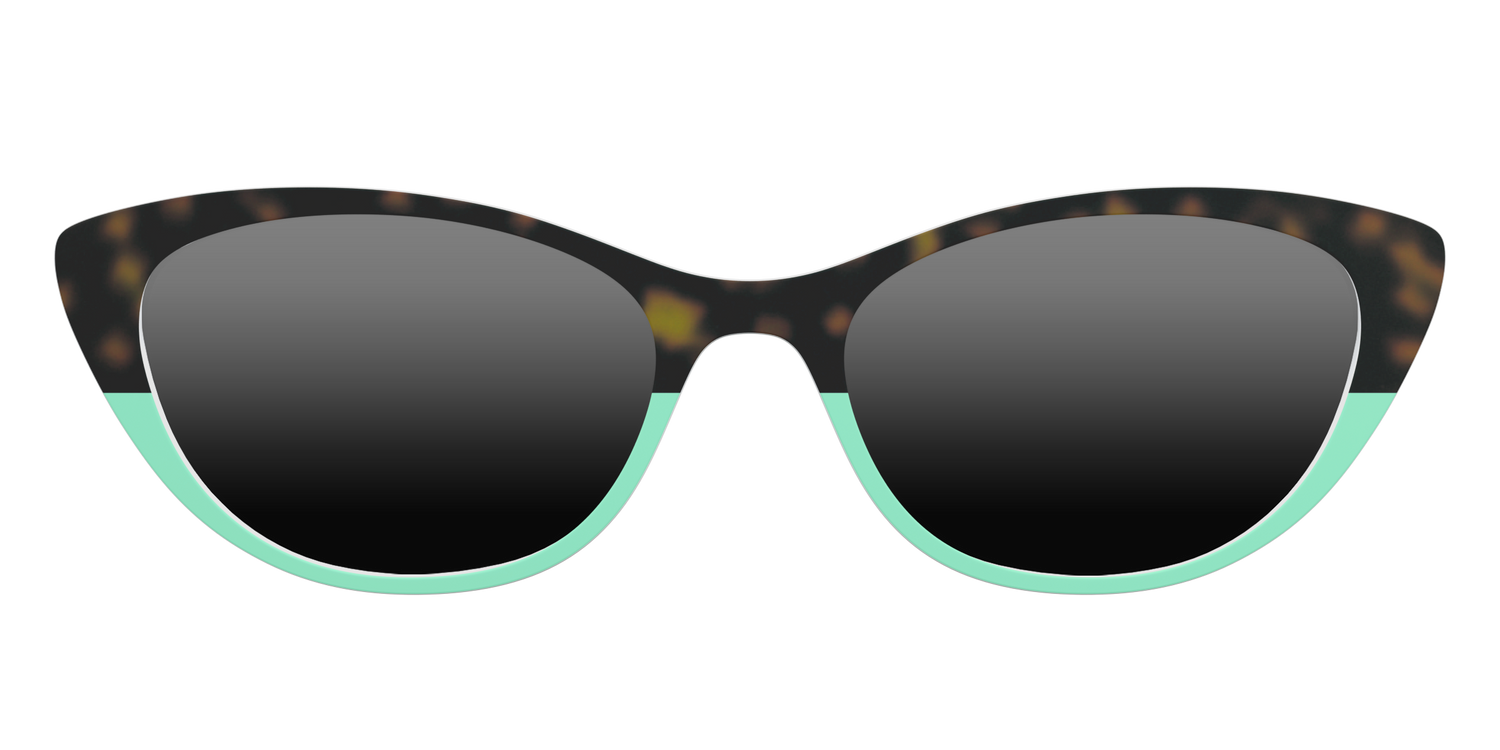 The Polarized Matcha Split Sun Top