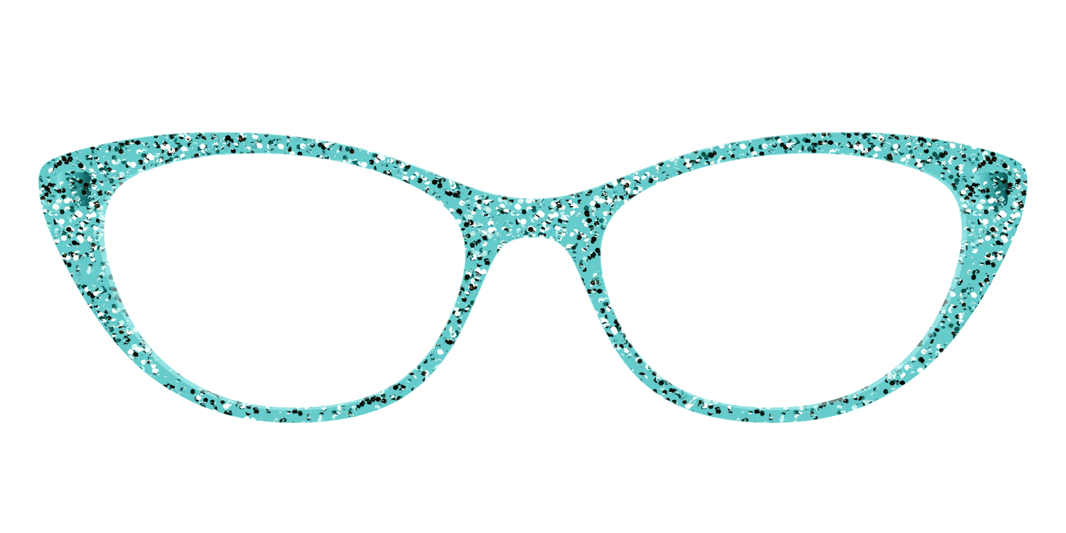 The Mint Sparkle - Front Top Image - Pair Eyewear