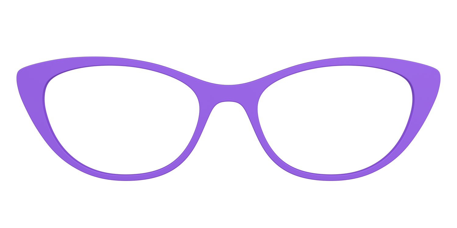 The Purple - Front Top Image - Pair Eyewear