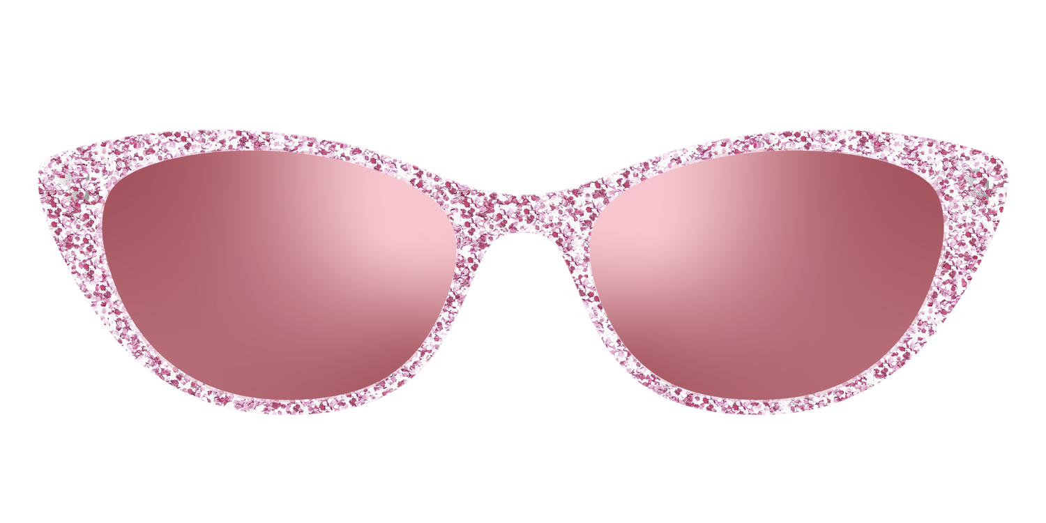 The Polarized Rose Gold Sparkle Sun Top