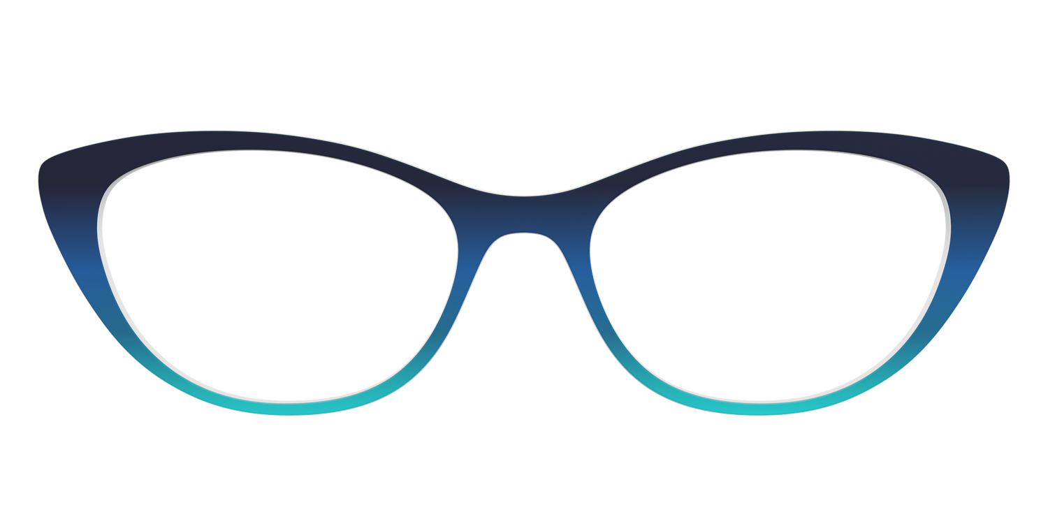 The Royal Blue to Seafoam Gradient