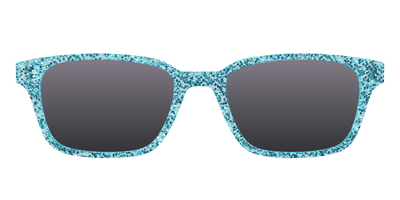 The Polarized Aquamarine Sparkle Sun Top - Front Top Thumbnail - Pair Eyewear